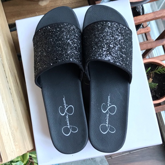 Jessica Simpson platform slide sandals - Picture 8 of 14